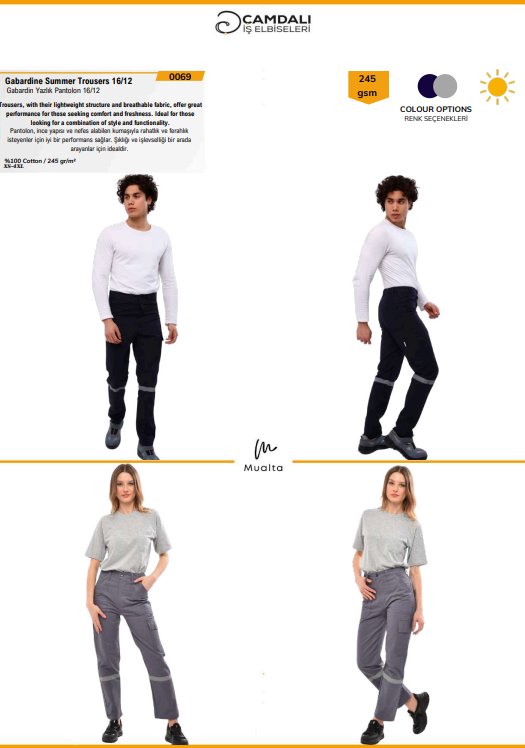 Uniform work clothes